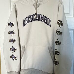 Abercrombie & Fitch Cream Hoodie